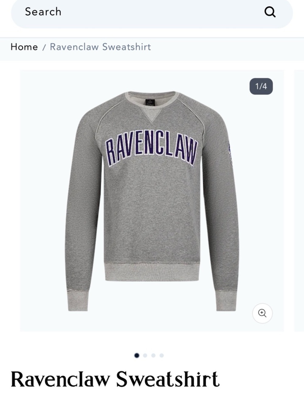 Grey Crewneck Sweatshirt